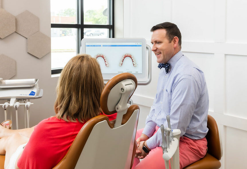 Bates Orthodontics Staff with Patients